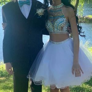 Prom dress,Rachel Allen, beautiful two piece dress